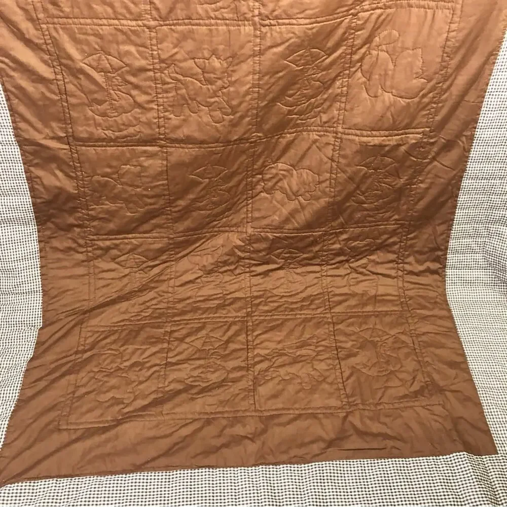 Vintage Embroidered Animal Quilt
